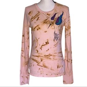 Grail Long Sleeve Deconstructed Splatter Tee